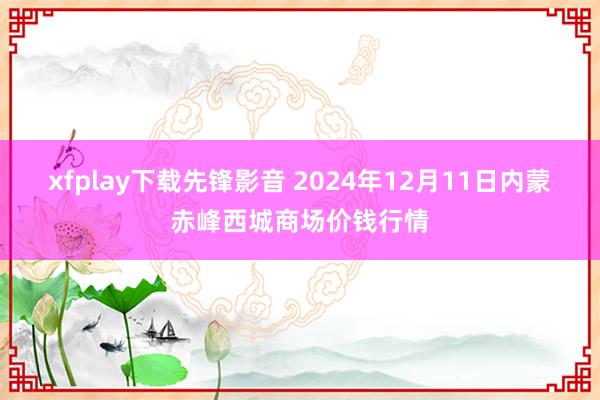 xfplay下载先锋影音 2024年12月11日内蒙赤峰西城商场价钱行情