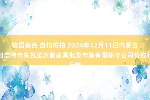 校园春色 自拍偷拍 2024年12月11日内蒙古呼和浩特市东瓦窑农副家具批发市集有限职守公司价钱行情