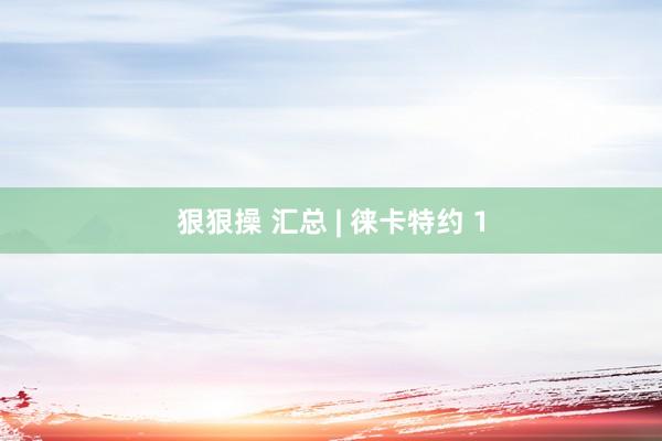 狠狠操 汇总 | 徕卡特约 1