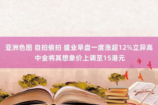 亚洲色图 自拍偷拍 盛业早盘一度涨超12%立异高 中金将其想象价上调至15港元